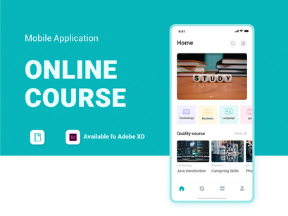 online courses APP UI Kit