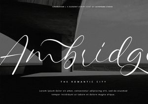 Chudleigh - Script Font
