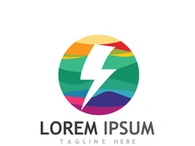 thunder lightning logo creative designthunder lightning logo creative design