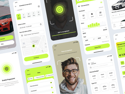 CarLuxe - Cars Buying App UI Kit