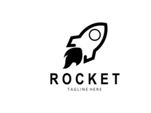 Rocket Logo Design, space exploration vehicle