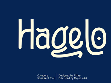 Hagelo - Sans serif preview picture