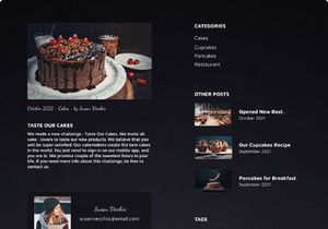 FoodeX - Figma Web Template for Restaurants