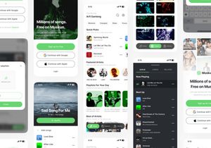 Musicor UI Kit v1.0 - The Music player uikit by uilarax