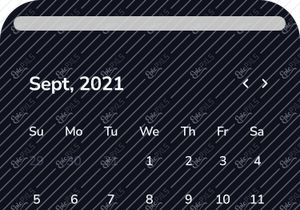Calender App UI Kit Template