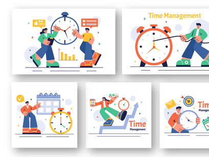 15 Time Management Planning Illustration