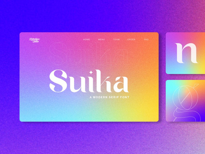 Suika a Modern / Vintage Font