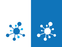 Molecule symbol logo template vector illustration design