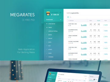 Megarates 投注网络应用(Megarates Betting Web App)