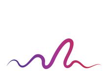 Sound waves vector illustration design template