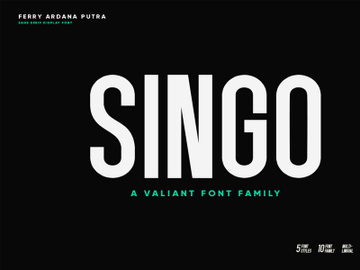 Singo | Sans Display Font preview picture