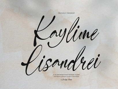 Kaylime Lisandrei | Handwritten Script