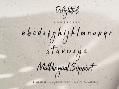 Delightful - Handwritten Font