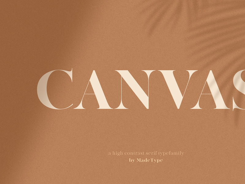 Made Canvas Font Family Demo