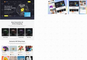 NFT Ring - NFT Marketplace Landing Page