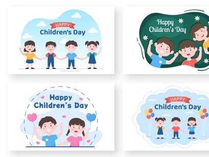 13 Happy Children's Day Celebration Illustration