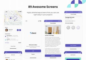 Delivery App UI Kits