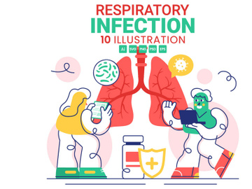 10 Respiratory Infection Illustration preview picture