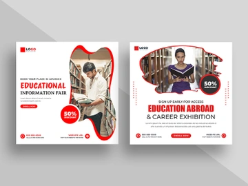 Education Fair Social Media Post Ver-5 preview picture