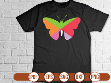 Butterfly t shirt Design preview picture