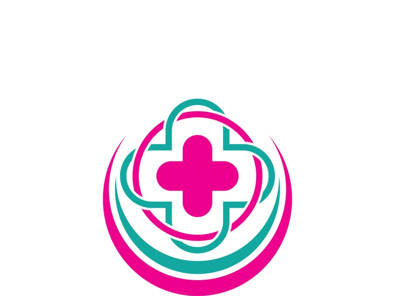 Health medical logo template vector illustration design