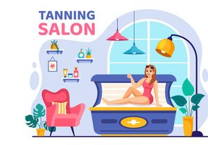 10 Tanning Salon Illustration
