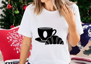 European Breakfast Coffee Croissant Icon