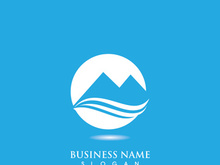 Mountain icon Logo Template Vector illustration design