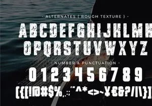 Bolda - Ultra Condensed Sans Serif