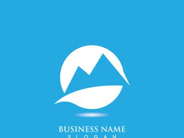 Mountain icon Logo Template Vector illustration design preview picture