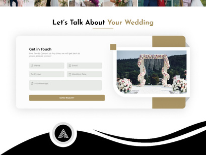 Wedding Videographer Website UI Kit