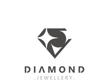 Diamond jewelry Logo, jewelry shop business identity, emblem, creative design
