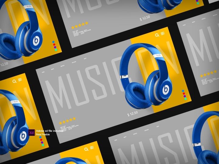 Ecommerce landing page web design