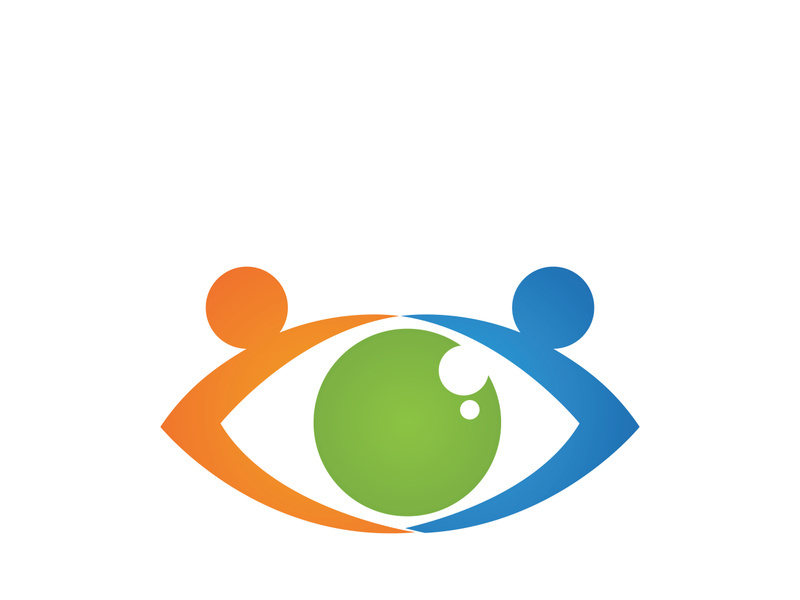 Eye vector logo design image template
