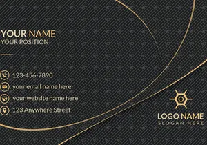 Luxury Business Card Design Template