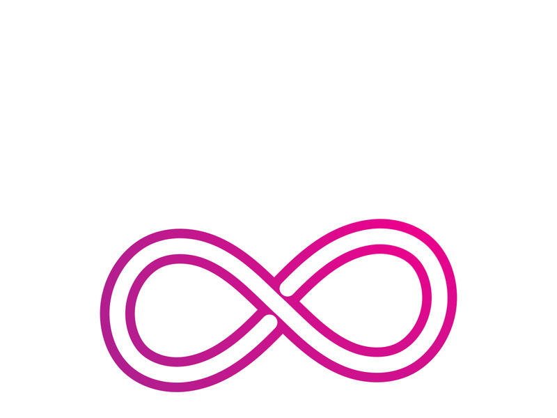 Infinity logo and symbol Design Vector