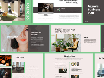 Minimari - Pitch Deck Multipurpose Powerpoint Template preview picture