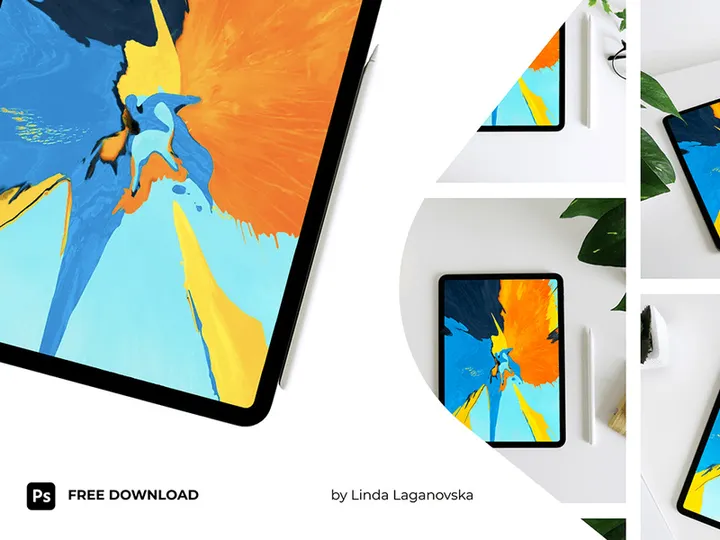 IPad 11 Pro Mockup Set - PSD