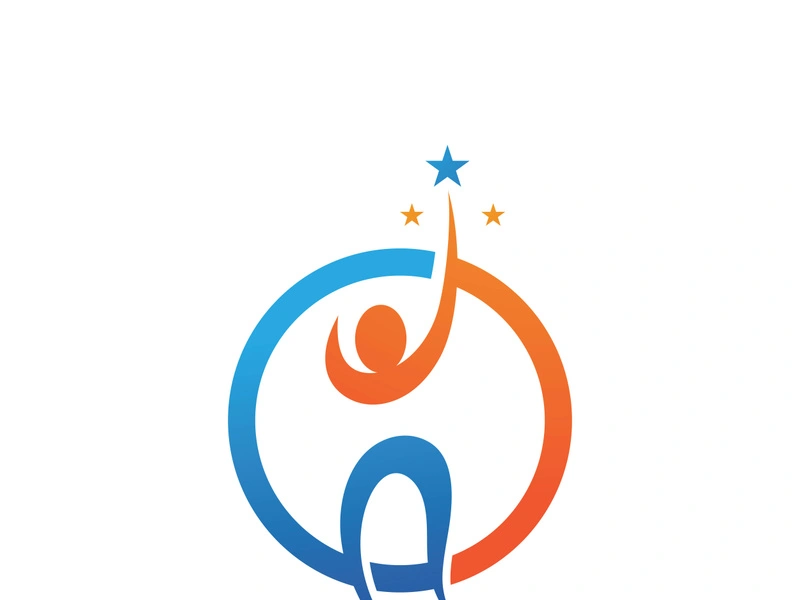 Star success people care logo and symbols