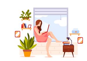 M95_Relax at Home Illustrations
