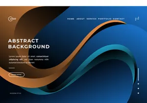 3d Abstract Background Gradient Blue