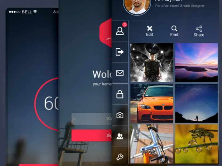 OS8 Style iPhone App UI