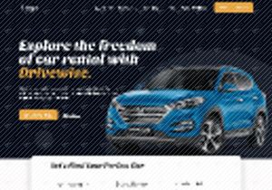 Car Website UI/UX Design – Modern, Minimal & Responsive Concept