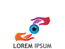 Eye logo with modern concept.