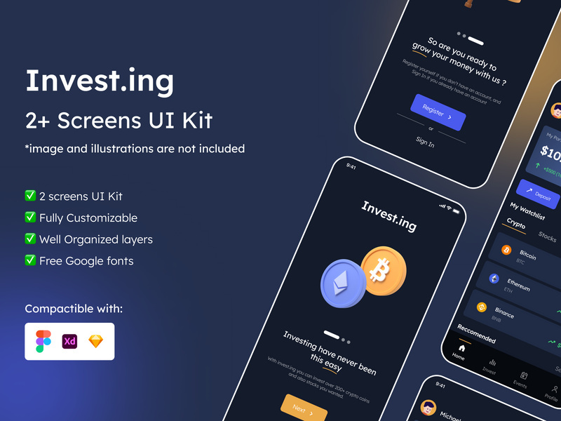 Investing mobile app