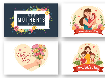 14 Happy Mother Day Illustration