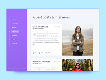 Interview page UI preview picture