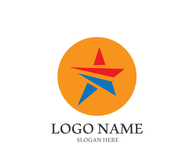 Star icon template vector illustration design