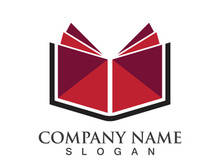 Digital book logo technology vector icon design