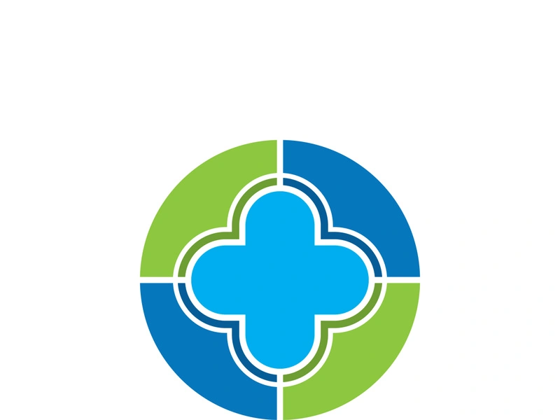 Health medical logo template vector illustration design